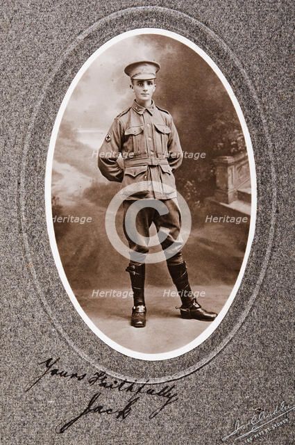 Jack', friend of Bernard Laurence 'Barney' Nugent, c1917. Creator: Murphy.