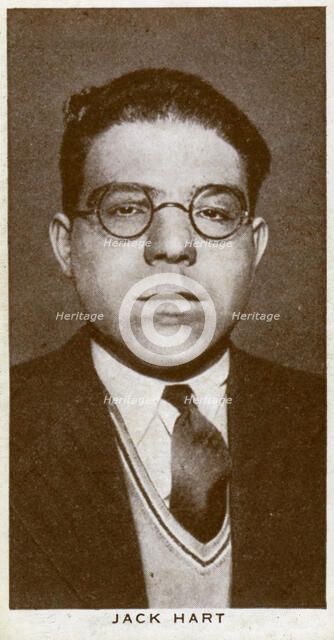 Jack Hart, British boxer and referee, 1938. Artist: Unknown