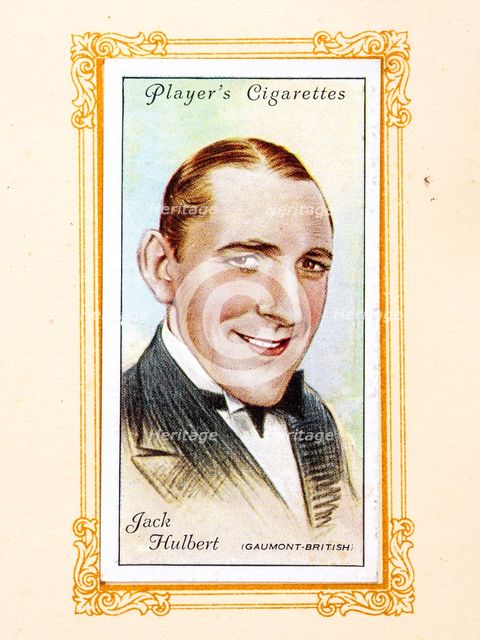 Jack Hulbert Collectables Picture of movie stars that came with the Players cigarette packet, 1934.  Creator: Unknown.