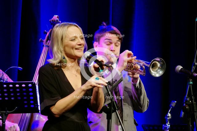 Jack Kendon and Imogen Ryall, Ropetackle Arts Centre, Shoreham, West Sussex, Jan 2016. Artist: Brian O'Connor.