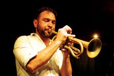 Jack Kendon, Nigel Thomas Quintet, Verdict Jazz Club, Brighton, East Sussex, June 2023. Creator: Brian O'Connor