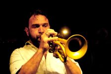 Jack Kendon, Nigel Thomas Quintet, Verdict Jazz Club, Brighton, East Sussex, June 2023. Creator: Brian O'Connor