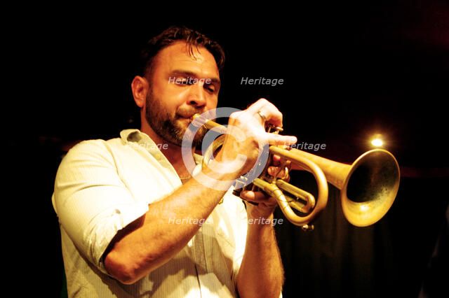 Jack Kendon, Nigel Thomas Quintet, Verdict Jazz Club, Brighton, East Sussex, June 2023. Creator: Brian O'Connor.