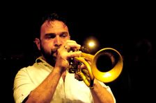 Jack Kendon, Nigel Thomas Quintet, Verdict Jazz Club, Brighton, East Sussex, June 2023. Creator: Brian O'Connor