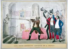 Jack Ketch executing sentence on a culprit 1832. Artist: Anon
