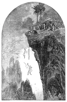 "Jack Manly": the Gabon Cliff, Africa, 1862. Creator: Unknown