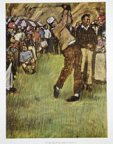 Jack Nicklaus winning his first US Open, 1962. Creator: Unknown
