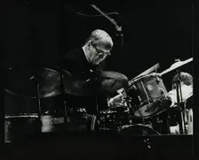 Jack Parnell playing at the Forum Theatre, Hatfield, Hertfordshire, 18 November 1983. Creator: Denis Williams