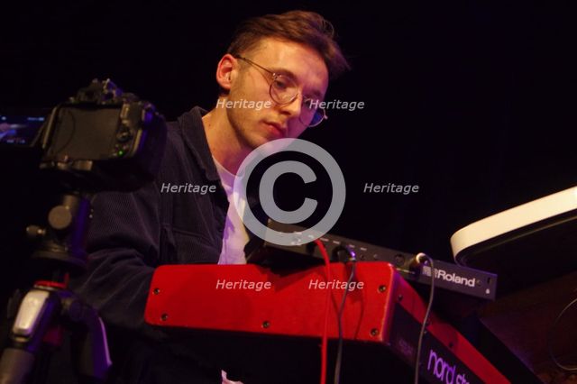 Jack Stephenson-Oliver, Daisy George Quintet, New Generation Jazz Festival, Shoreham by Sea, 2022. Creator: Brian O'Connor.