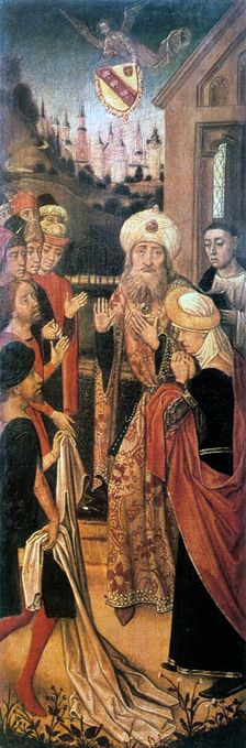 Jacob Crying over the Bloodstained Tunic of Joseph 15th century. Artist: Vrancke Van der Stockt