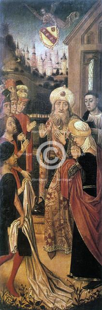 'Jacob Crying over the Bloodstained Tunic of Joseph', 15th century.  Artist: Vrancke Van der Stockt