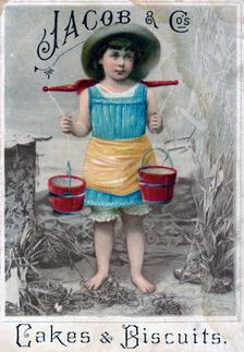 Jacob and Cos. Cakes & Biscuits c1900s-c1920s. Advertising postcard