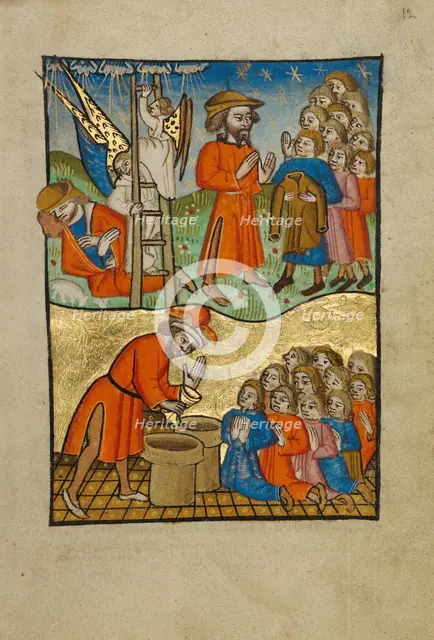 Jacob and Joseph, about 1480-1490. Creator: Unknown.