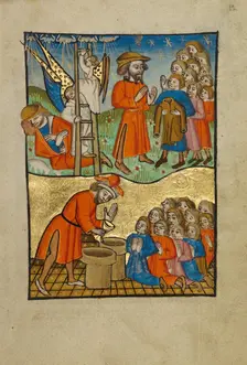 Jacob and Joseph, about 1480-1490. Creator: Unknown