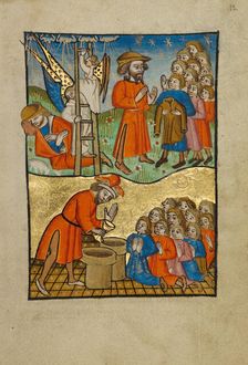 Jacob and Joseph, about 1480-1490. Creator: Unknown