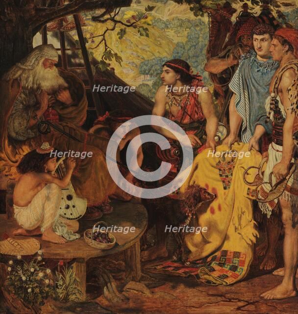 Jacob and Joseph's Coat, c1868-1870. Creator: Brown, Ford Madox (1821-1893).