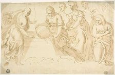 Jacob and Rachel at the Well, n.d. Creator: Unknown