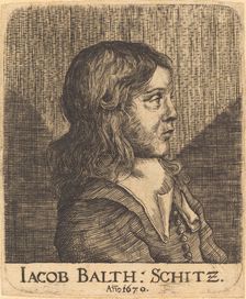 Jacob Balthazar Schitz, 1670. Creator: Unknown
