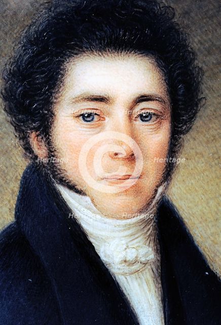 Jacob Gödecke (1757-1823), sugar mill owner in Södermalm in Stockholm, 1822. Creator: Anders Gustaf Andersson.
