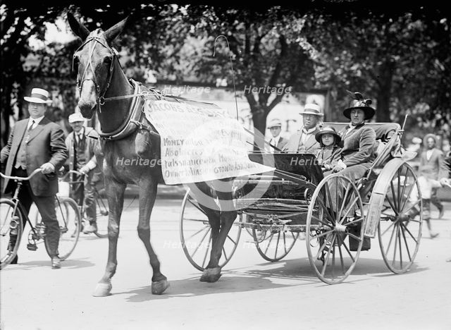 Jacob 'General' Coxey and Members of His Family, 1914.  Creator: Harris & Ewing.