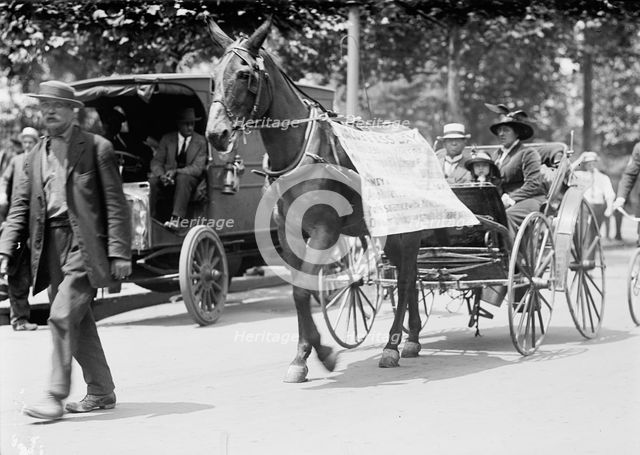 Jacob 'General' Coxey and Members of His Family, 1914.  Creator: Harris & Ewing.