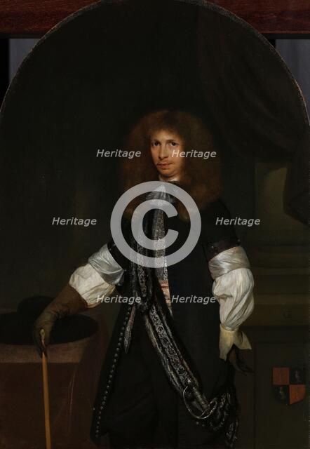 Jacob de Graeff (1642-90). In the Uniform of an Officer, 1670-1681. Creator: Gerard Terborch II.