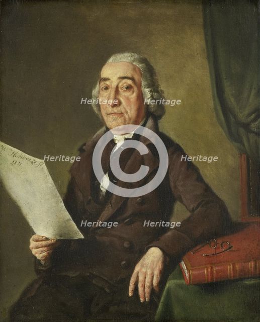 Jacob de Vos Sr (1735-1833), Amsterdam Art Collector, 1811. Creator: Wybrand Hendriks.