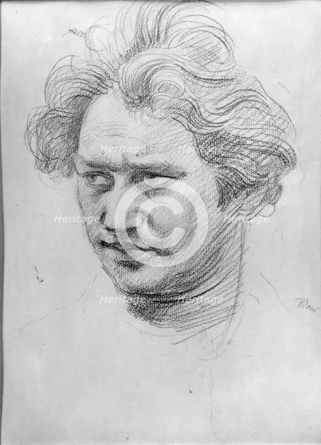 Jacob Epstein (1888-1959), British Sculptor. Creator: Augustus John.