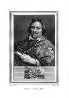 Jacob Jordaens, Flemish Baroque era painter, (1825).Artist: John Corner