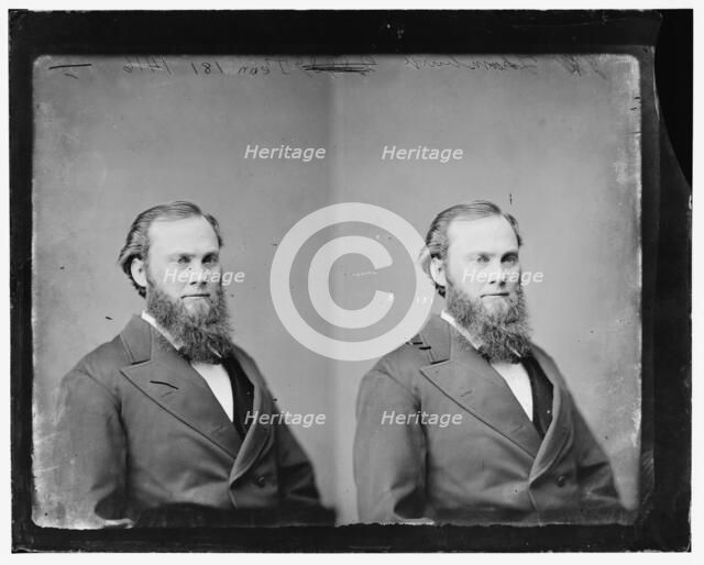 Jacob Montgomery Thornburgh of Tennessee, between 1865 and 1880. Creator: Unknown.