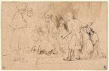 Jacob Shown Joseph’s Blood-Stained Coat, c. 1660. Creator: Aert de Gelder
