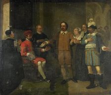 Jacob Simonsz de Rijk getting the Spanish Governor-General Requesens to Release Marnix..., 1805-1808 Creator: Jan Willem Pieneman