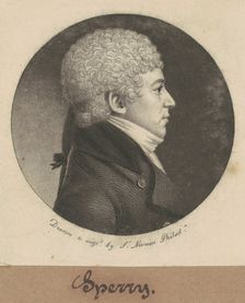 Jacob Sperry, 1800. Creator: Charles Balthazar Julien Févret de Saint-Mémin