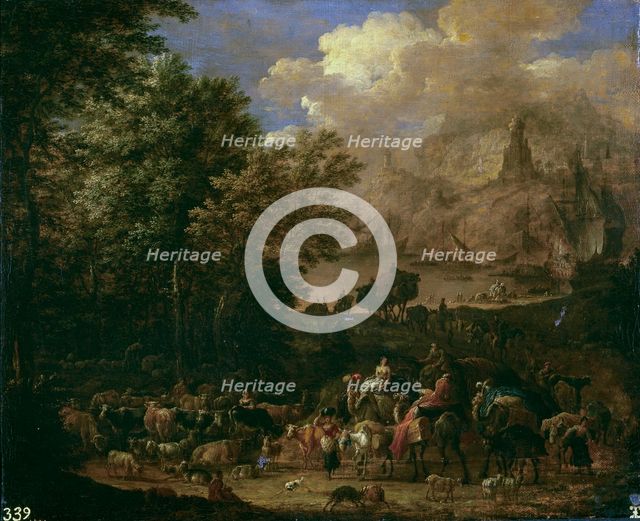 Jacob's Journey, c1700. Creator: Jan Baptist van der Meiren.