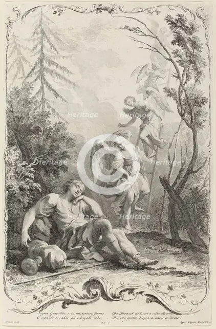 Jacob's Ladder, c. 1745. Creator: Joseph Wagner.