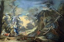 Jacob's Ladder, c1740. Creator: Joseph Goupy