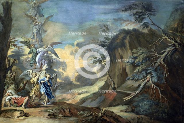 Jacob's Ladder, c1740. Creator: Joseph Goupy.