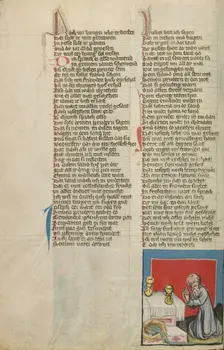 Jacob's Sacrifice; Weltchronik, about 1400-1410. Creator: Unknown