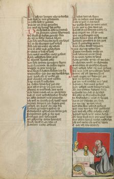Jacob's Sacrifice; Weltchronik, about 1400-1410. Creator: Unknown