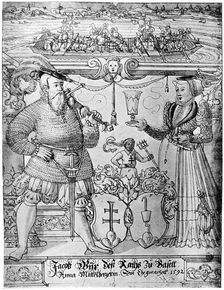 Jacob Wyx of Basel and his wife Anna, 1592 (1901)