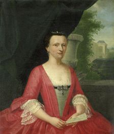 Jacoba Maria van Bueren said van Regteren (1718-91), Wife of Johan Willem Parker, 1746. Creator: Jacob Jan Nachenius