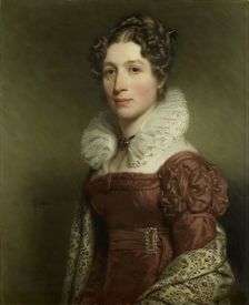 Jacoba Vetter (1796-1830), Wife of Pieter Meijer Warnars, Amsterdam Bookseller, c.1821-c.1825. Creator: Charles Howard Hodges