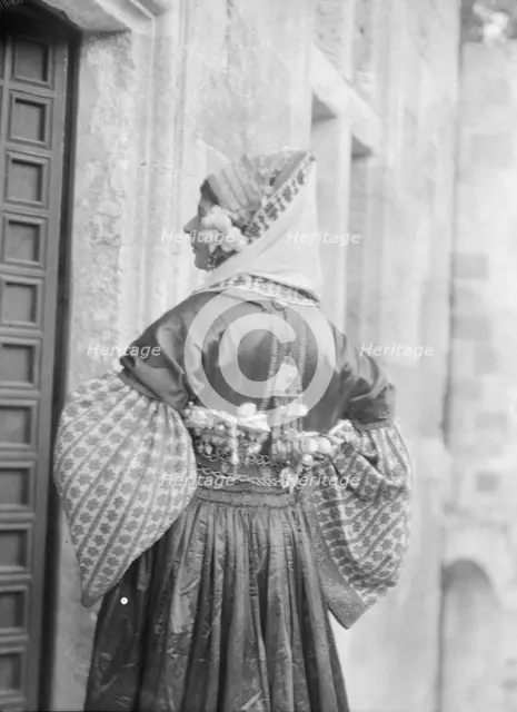 Jacobi, Mme., portrait photograph, 1929 Creator: Arnold Genthe.