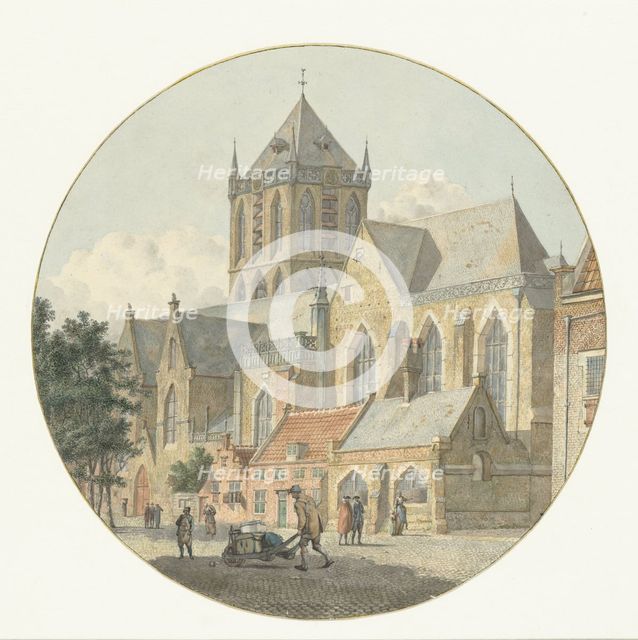 Jacobikerk in Utrecht, 1792. Creator: Johannes Huibert Prins.