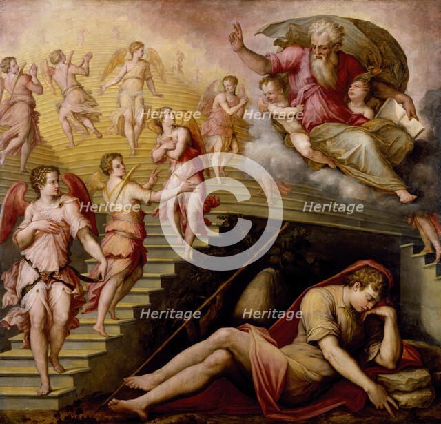 Jacob's Dream, 1557-1558. Creator: Giorgio Vasari.