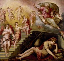 Jacob's Dream, 1557-1558. Creator: Giorgio Vasari