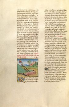 Jacob's Dream; Miroir Historial, about 1475. Creator: Unknown