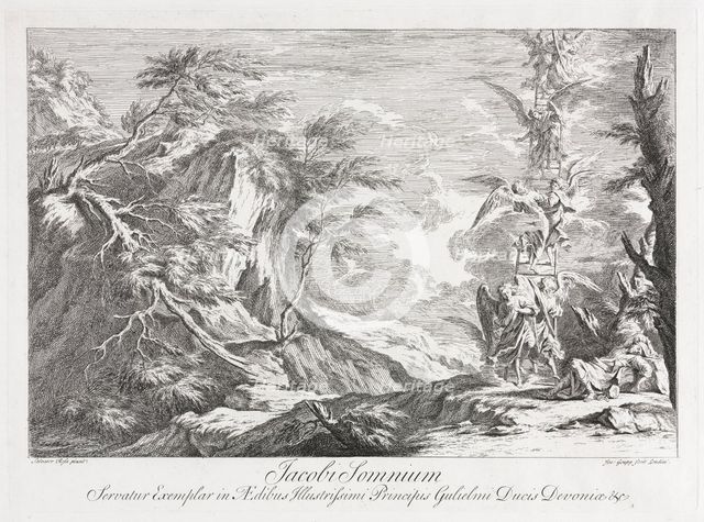 Jacob's Dream, c. 1720. Creator: Joseph Goupy (British, 1686-bef.1770).