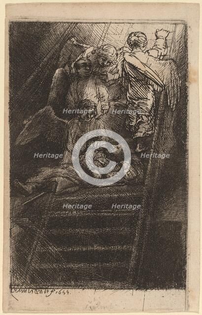 Jacob's Ladder, 1655. Creator: Rembrandt Harmensz van Rijn.