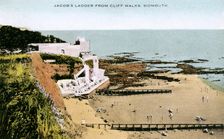 Jacob's Ladder, as seen from Cliff Walks, Sidmouth, Devon, early 20th century